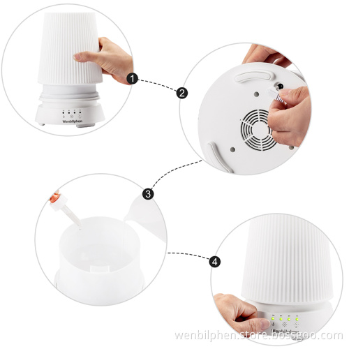 Home Fragrance Diffuser Essential Oil Automatically Lights Changing Aromatherapy Aroma Diffuser